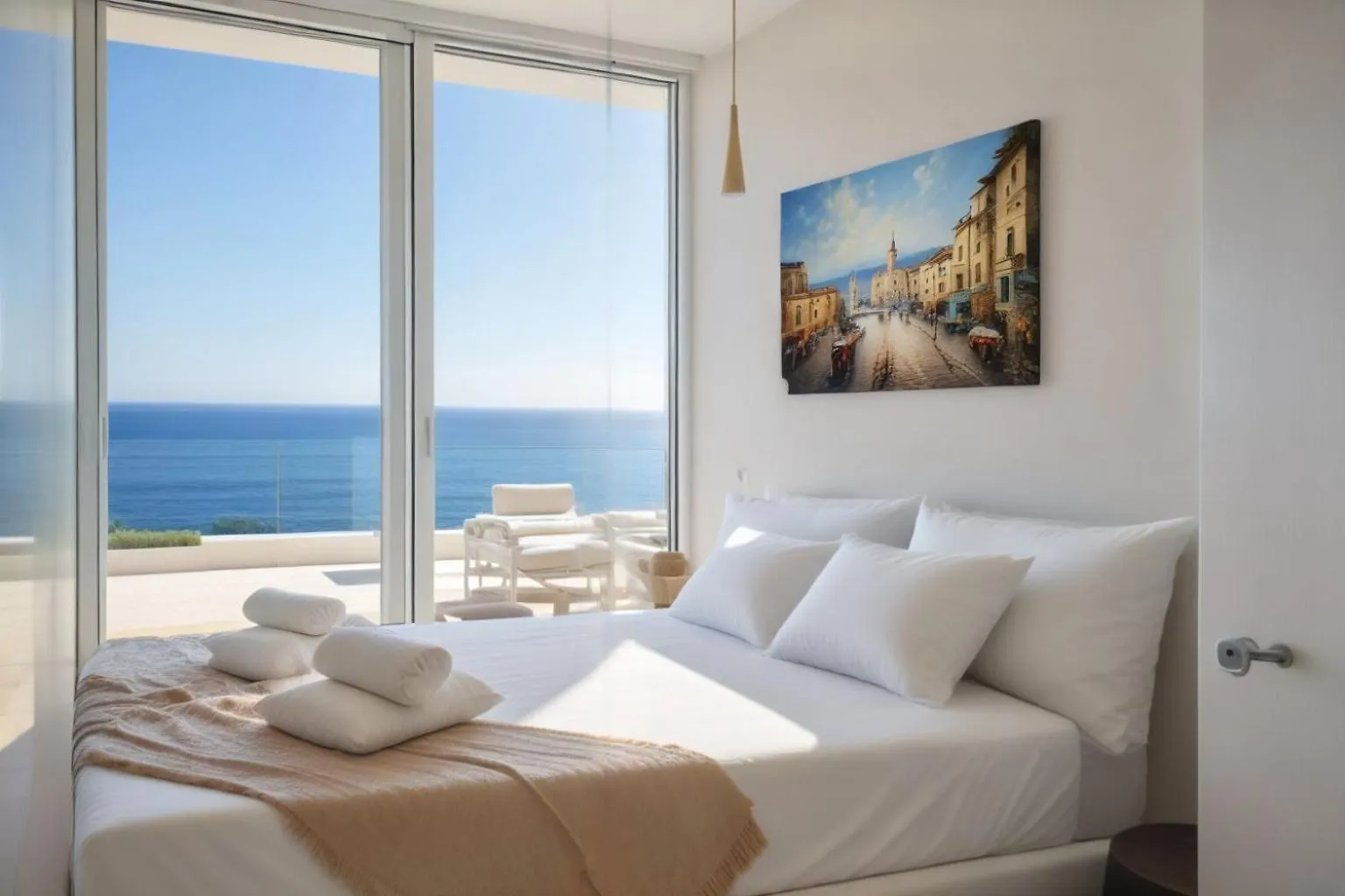 Seaview Luxury Villa Jacuzzi & Pool! 2 Min Beach Protaras